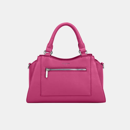 David Jones PU Leather Handbag - Fashionqueene.com-David Jones PU Leather Handbag