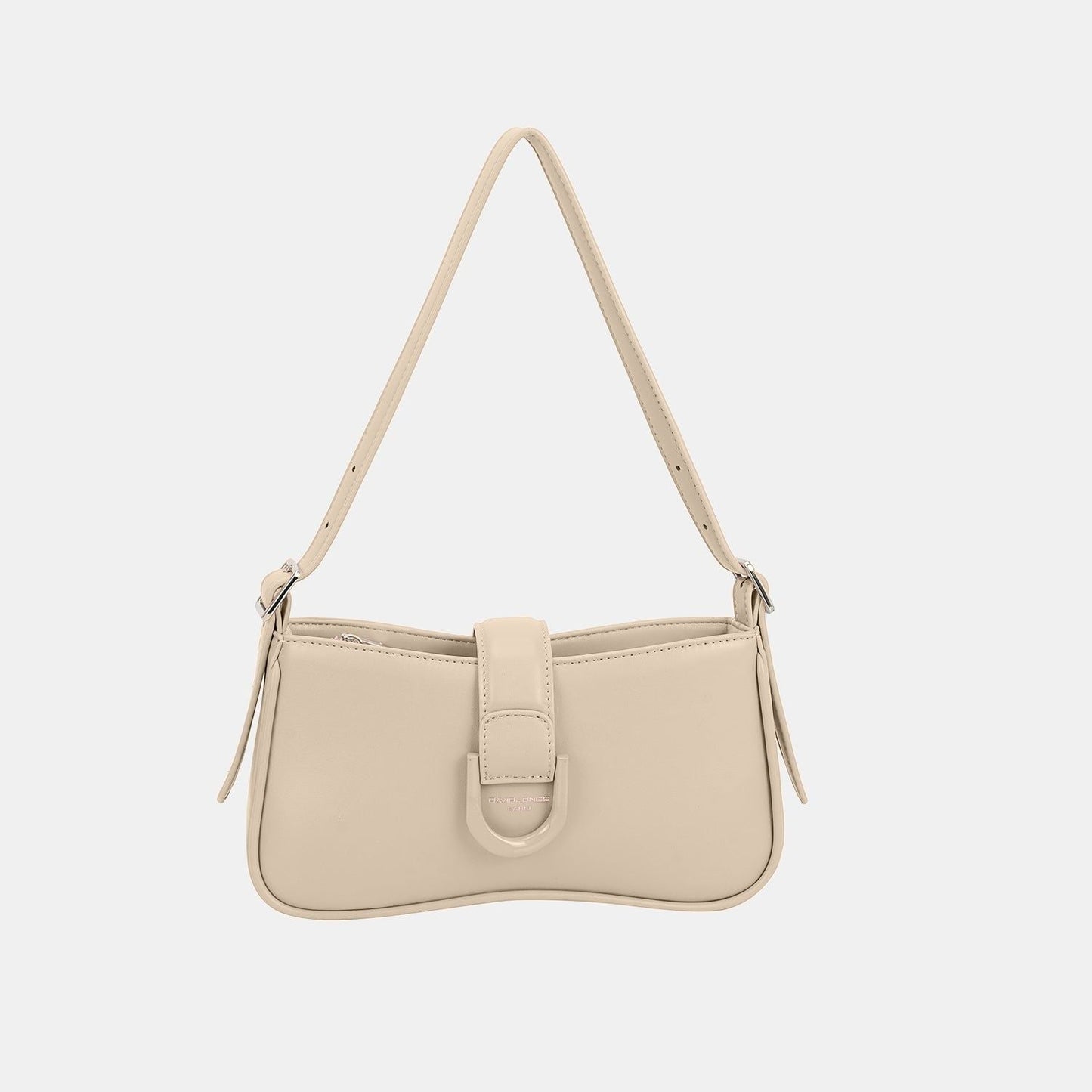 David Jones PU Leather Shoulder Bag - Fashionqueene.com-David Jones PU Leather Shoulder Bag