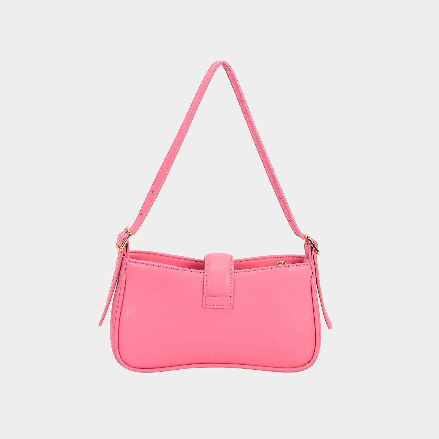 David Jones PU Leather Shoulder Bag - Fashionqueene.com-David Jones PU Leather Shoulder Bag