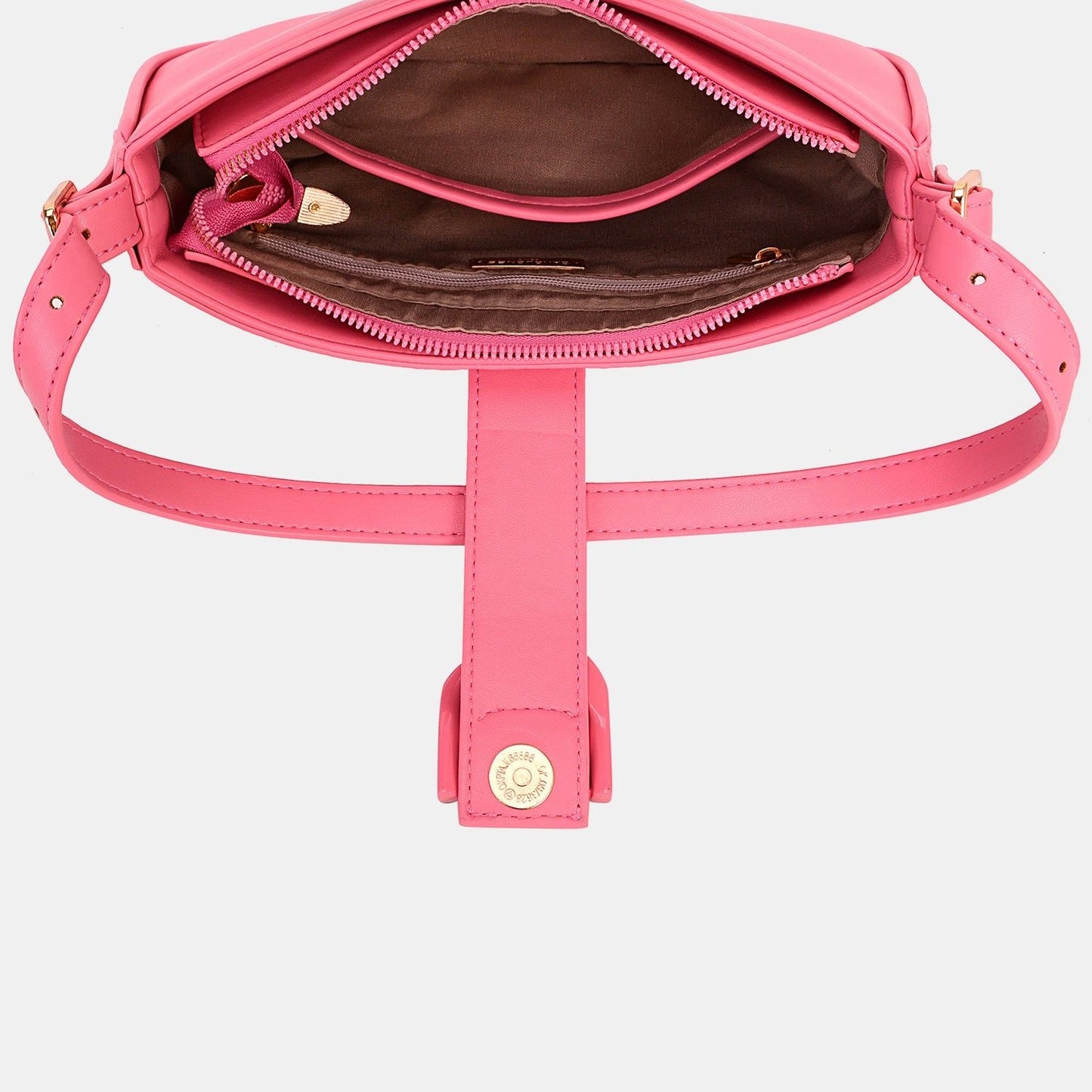 David Jones PU Leather Shoulder Bag - Fashionqueene.com-David Jones PU Leather Shoulder Bag