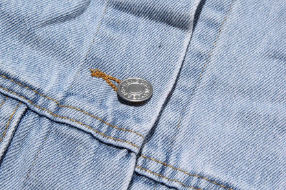 Denim Jacket Female Light Blue Diamond Tassel Coat Single-Breasted Open Back Women Jeans Coat