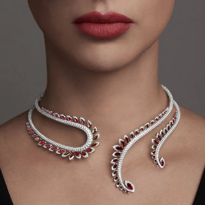 jankelly  Nigeria 2pcs Bridal Zirconia Jewelry Sets For Women Party, Luxury Dubai Nigeria CZ Crystal Wedding Jewelry Sets