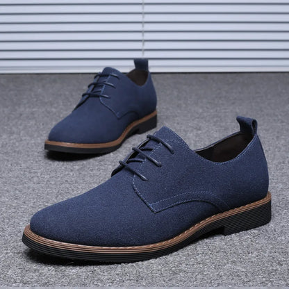 High Quality Suede Leather Men Shoes Oxford Casual Classic Sneakers