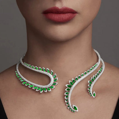 jankelly  Nigeria 2pcs Bridal Zirconia Jewelry Sets For Women Party, Luxury Dubai Nigeria CZ Crystal Wedding Jewelry Sets