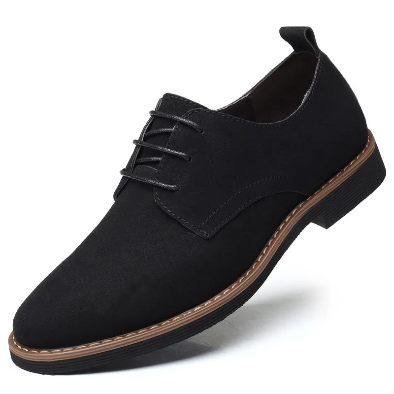 High Quality Suede Leather Men Shoes Oxford Casual Classic Sneakers