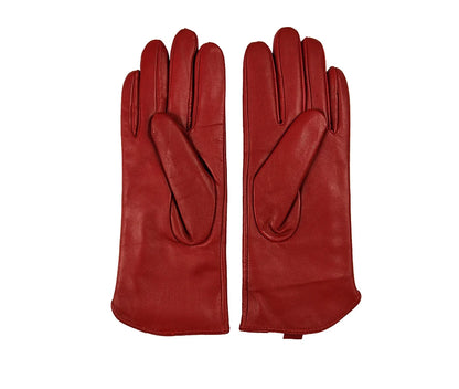 Gloves Genuine Leather High quality goat skin Warm 6 buckle gloves woman