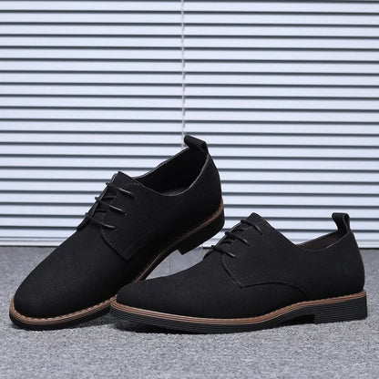 High Quality Suede Leather Men Shoes Oxford Casual Classic Sneakers