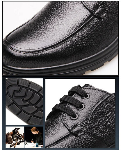 Genuine Leather Shoes Men Flats Fashion Soft Comfortable