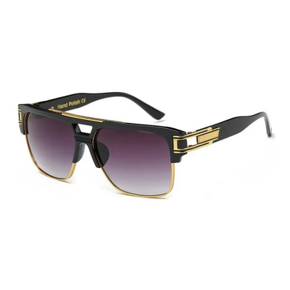 Men Sunglasses Glamour Mirrored Retro Vintage Square Designer Shades Unisex