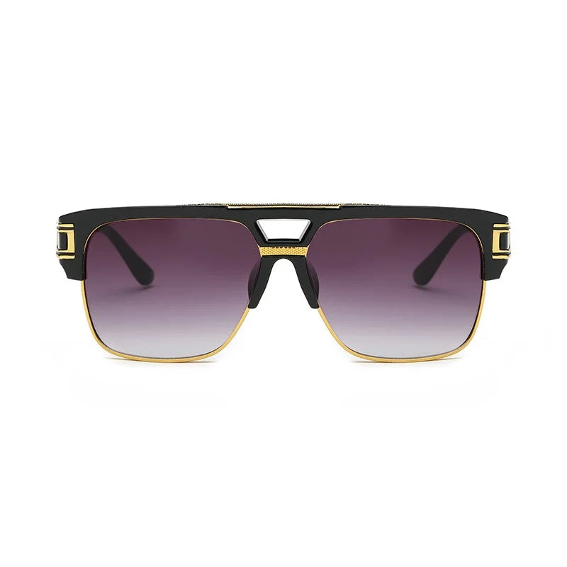 Men Sunglasses Glamour Mirrored Retro Vintage Square Designer Shades Unisex