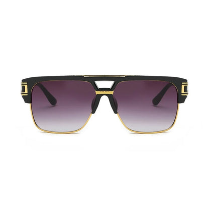 Men Sunglasses Glamour Mirrored Retro Vintage Square Designer Shades Unisex