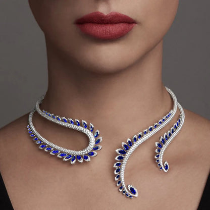 jankelly  Nigeria 2pcs Bridal Zirconia Jewelry Sets For Women Party, Luxury Dubai Nigeria CZ Crystal Wedding Jewelry Sets