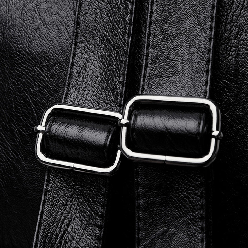 Large Capacity Travel Back Pack Rucksacks Mochila Women Backpack Female Leather Bagpack