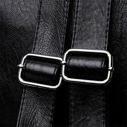 Large Capacity Travel Back Pack Rucksacks Mochila Women Backpack Female Leather Bagpack