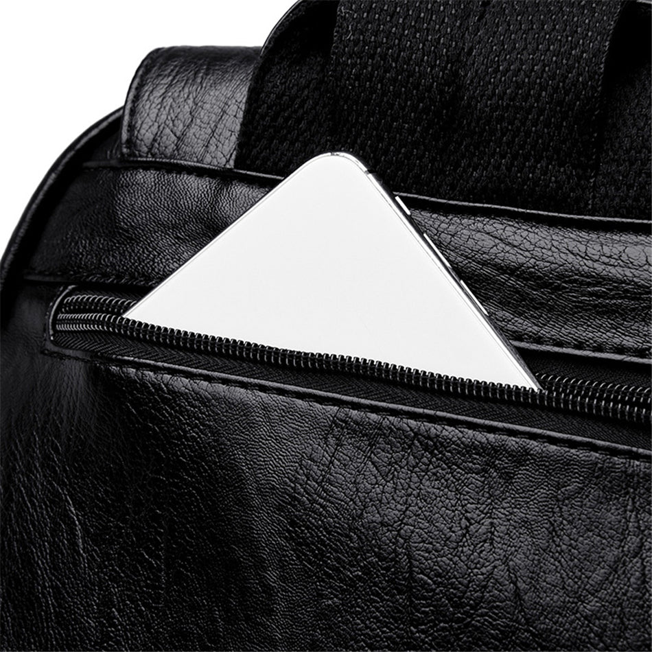 Large Capacity Travel Back Pack Rucksacks Mochila Women Backpack Female Leather Bagpack