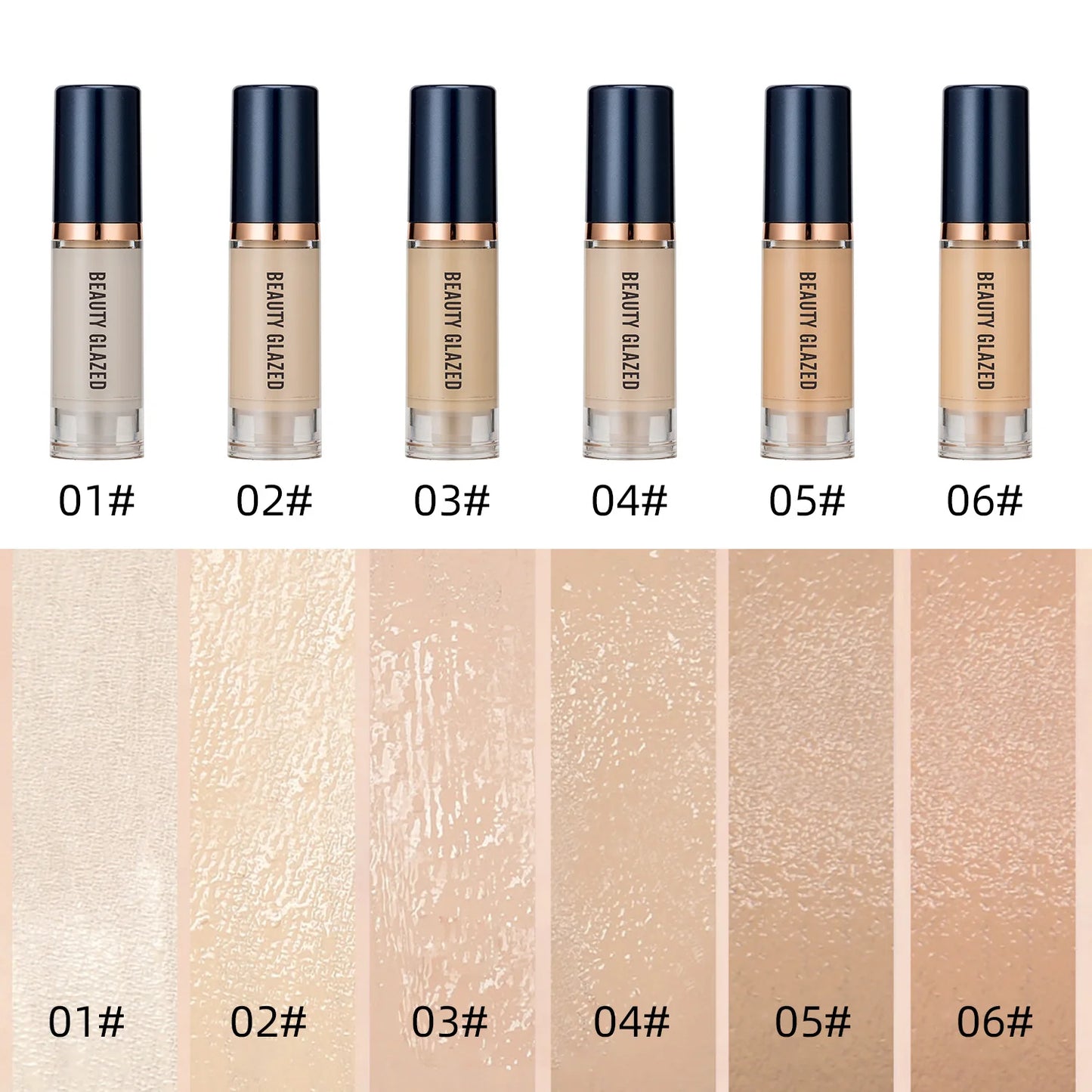 6ml Waterproof Matte Liquid Foundation Long Wear Oil-Control Face Full Coverage