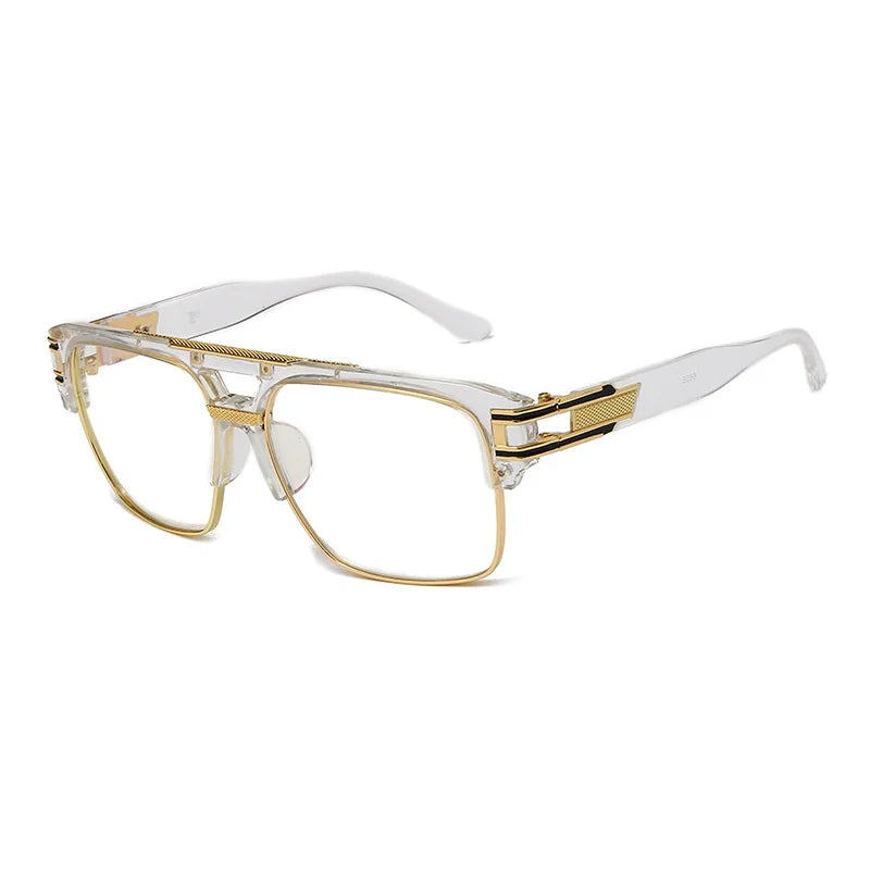 Men Sunglasses Glamour Mirrored Retro Vintage Square Designer Shades Unisex