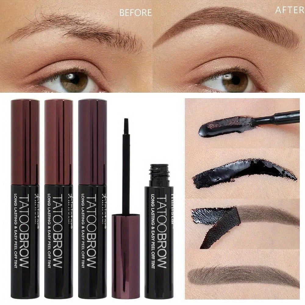 Long-Lasting Waterproof Semi-Permanent Eyebrow Gel - Sweatproof - Fashionqueene.com-eyebrow gel