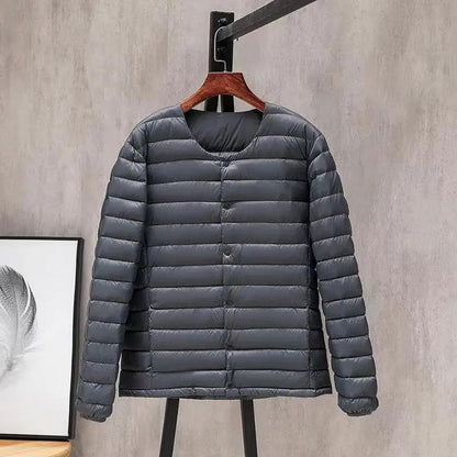 Men Vests 2023 New Autumn Winter Duck Down Jackets Sleeveless Puffer Feather Coat Portable Outdoor Trip Windproof Waistcoats - Fashionqueene.com-down vest