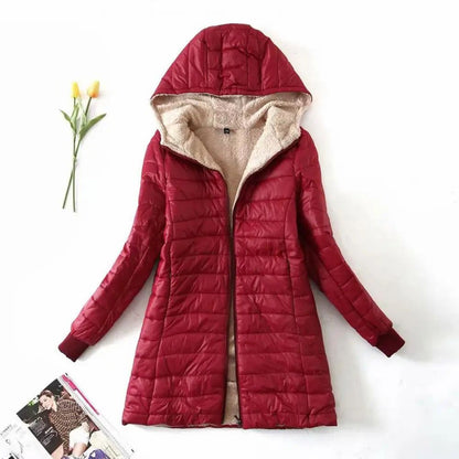 Mid-length Jacket S-2XL Women Coat - Fashionqueene.com-womens coat