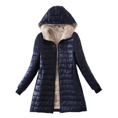 Mid-length Jacket S-2XL Women Coat - Fashionqueene.com-womens coat