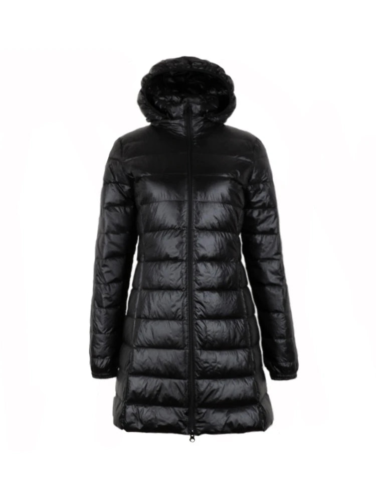 NewBang Plus 8XL 7XL Ladies Coats Long Winter Hat Detachable Down Jacket Ultra Light Down Jacket Women Hooded Female Warm Coat - Fashionqueene.com-down coat