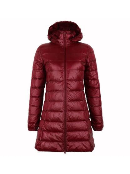 NewBang Plus 8XL 7XL Ladies Coats Long Winter Hat Detachable Down Jacket Ultra Light Down Jacket Women Hooded Female Warm Coat - Fashionqueene.com-down coat