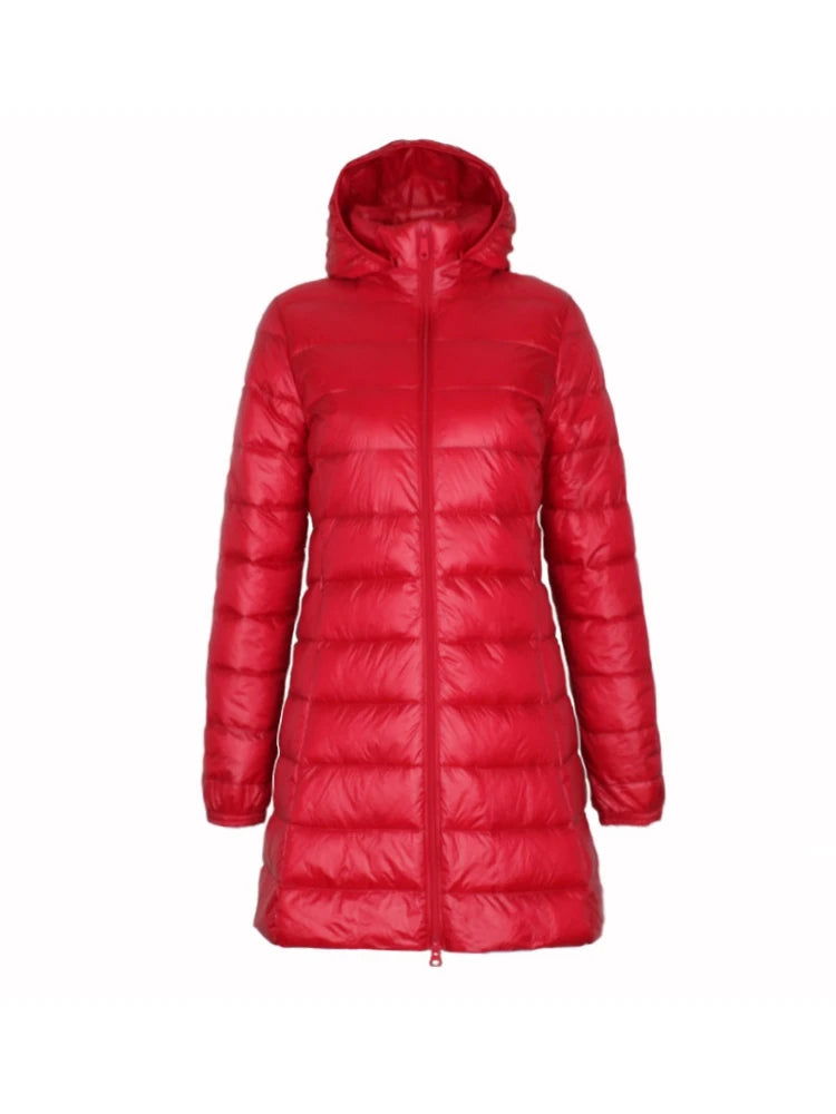 NewBang Plus 8XL 7XL Ladies Coats Long Winter Hat Detachable Down Jacket Ultra Light Down Jacket Women Hooded Female Warm Coat - Fashionqueene.com-down coat