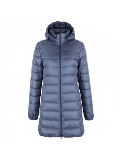 NewBang Plus 8XL 7XL Ladies Coats Long Winter Hat Detachable Down Jacket Ultra Light Down Jacket Women Hooded Female Warm Coat - Fashionqueene.com-down coat