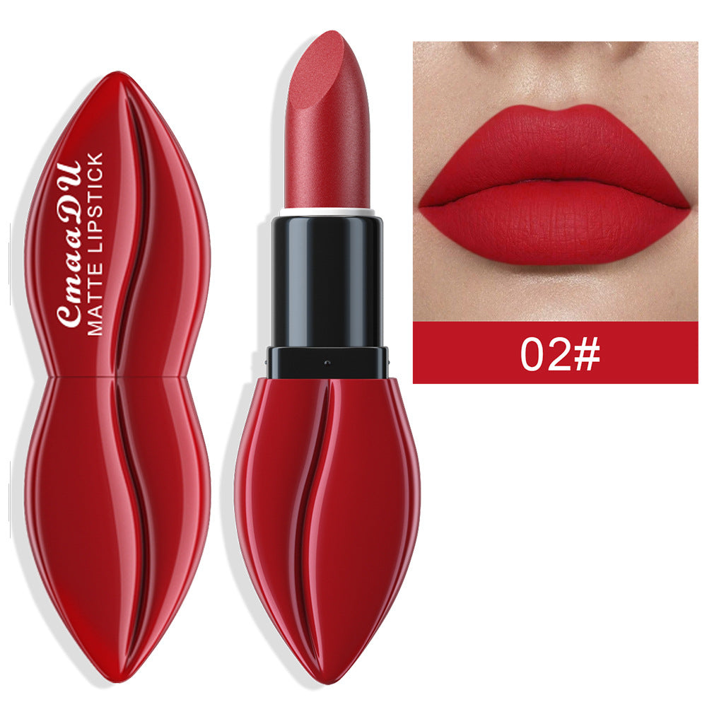 10 Colors Long-Lasting Matte Lipstick Lip Stick with Rich Velvet Color and Waterproof Formula