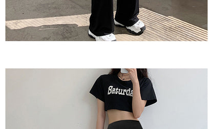 Maternity Pants Summer Maternity Silk Pants Wide-leg Pants Thin Outer Wear Loose Pleated Pants