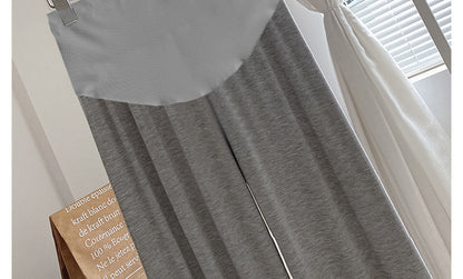 Maternity Pants Summer Maternity Silk Pants Wide-leg Pants Thin Outer Wear Loose Pleated Pants