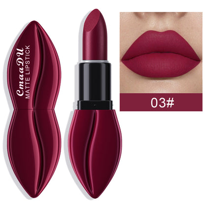 10 Colors Long-Lasting Matte Lipstick Lip Stick with Rich Velvet Color and Waterproof Formula