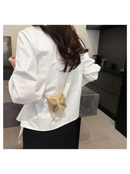 Stylish and Versatile Women's Shoulder Bag - Perfect for Everyday Use Silver / One Size Gold / One Size Silver / One Size-Gold / One Size-