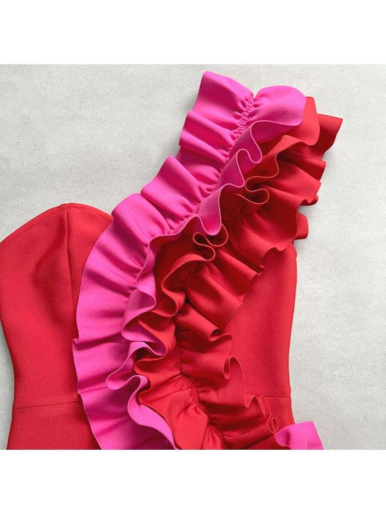 Elegant 3D Flower Sleeveless Dress for Stylish Summer Outings Red / XS Red / S Red / M Red / XS-Red / S-Red / M-Red / L-Red / XL-