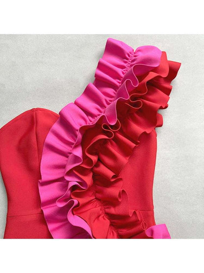 Elegant 3D Flower Sleeveless Dress for Stylish Summer Outings Red / XS Red / S Red / M Red / XS-Red / S-Red / M-Red / L-Red / XL-