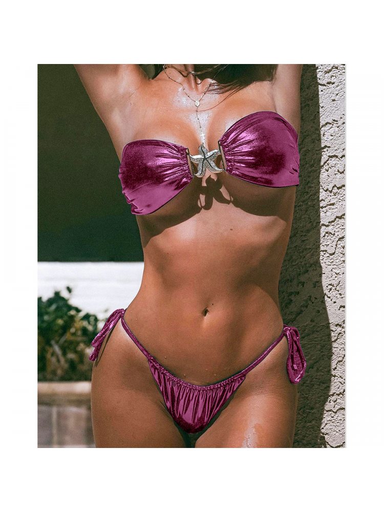 Chic & Stylish High-Waist Bikini Set – Perfect for Beach Getaways! Pink