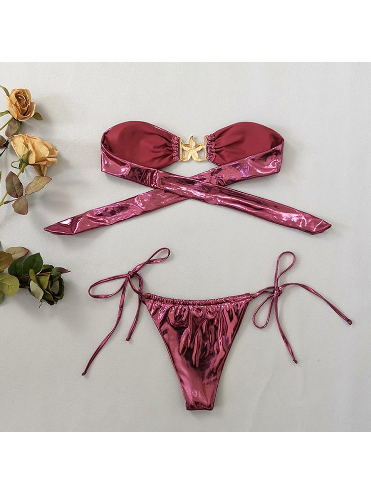 Chic & Stylish High-Waist Bikini Set – Perfect for Beach Getaways!