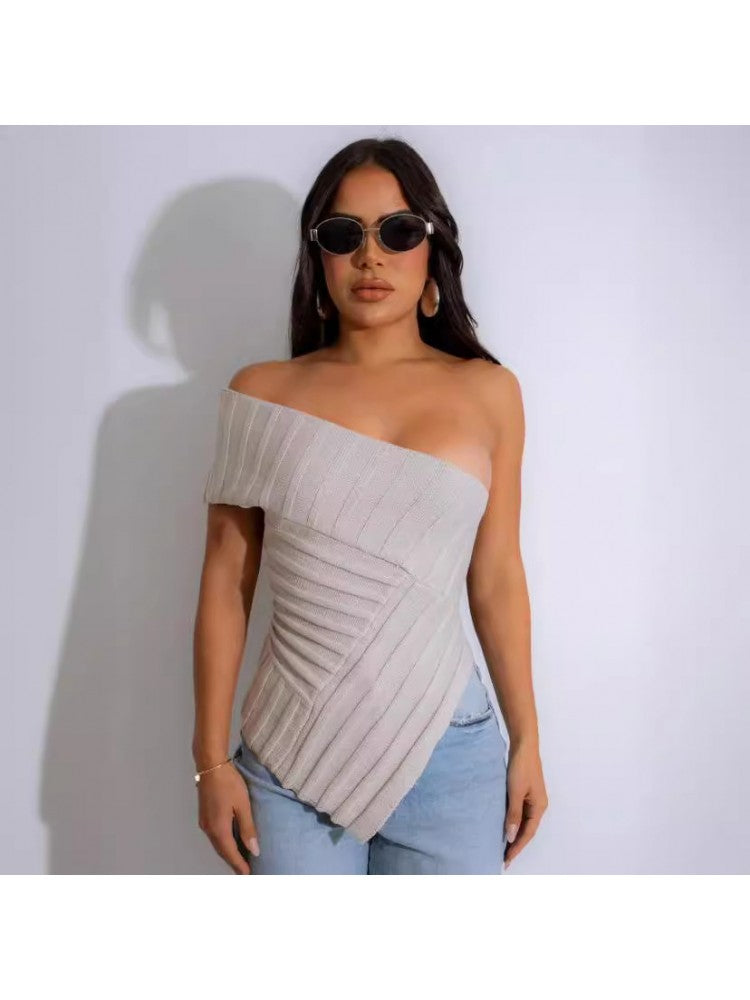 Stylish Women's Design Top for Trendy Casual Outfits Sliver Gray / S White / S Black / S Sliver Gray / S-White / S-Black / S-Sliver Gray / M-White / M-Black / M-Sliver Gray / L-White / L-Black / L-Sliver Gray / XL-White / XL-Black / XL-Sliver Gray / 2XL-White / 2XL-Black / 2XL-