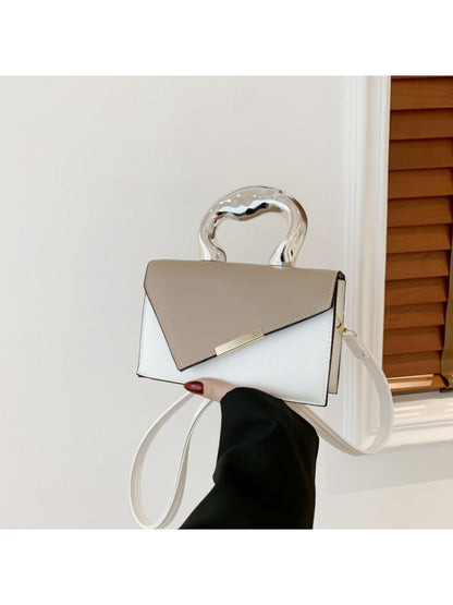 Chic Vintage-Inspired Satchel Bag – Perfect for Everyday Style Khaki One Size