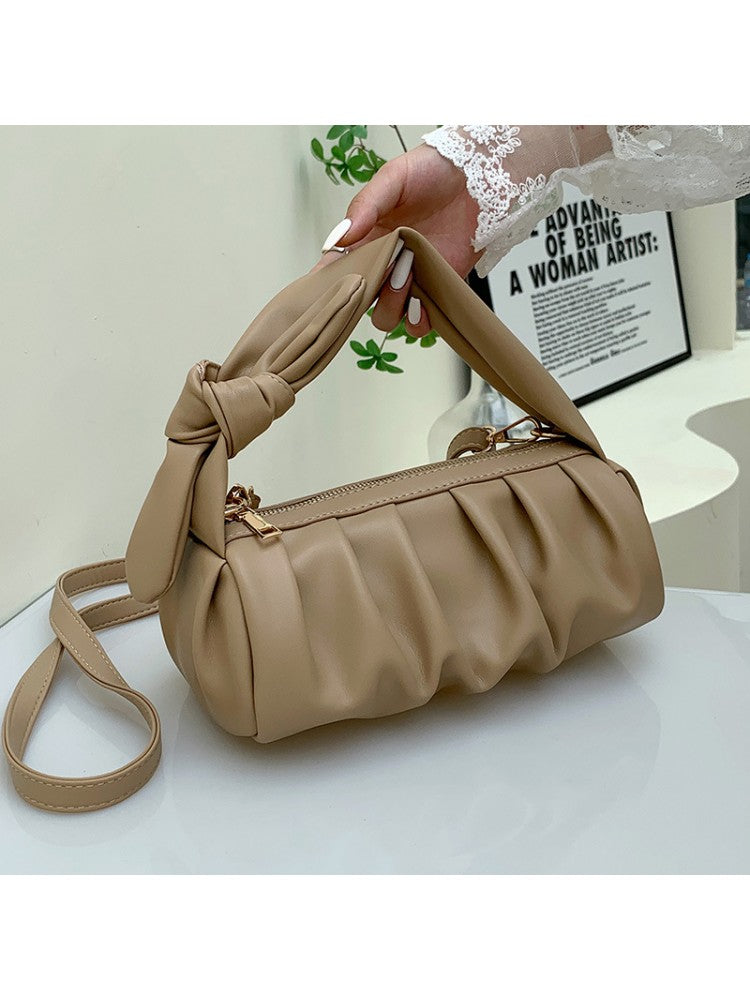 Chic and Versatile Canvas Shoulder Bag - Perfect for Everyday Style! Silver / One Size Green / One Size Black / One Size Silver / One Size-Green / One Size-Black / One Size-Khaki / One Size-Pink / One Size-Gold / One Size-White / One Size-
