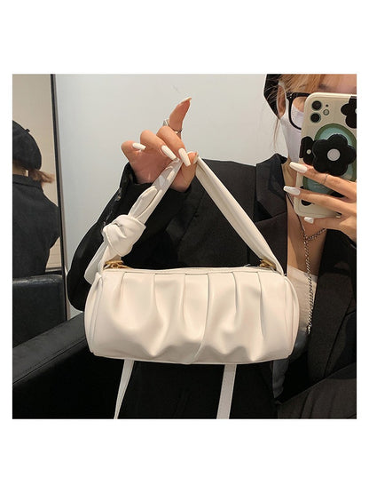 Chic and Versatile Canvas Shoulder Bag - Perfect for Everyday Style! Silver / One Size Green / One Size Black / One Size Silver / One Size-Green / One Size-Black / One Size-Khaki / One Size-Pink / One Size-Gold / One Size-White / One Size-
