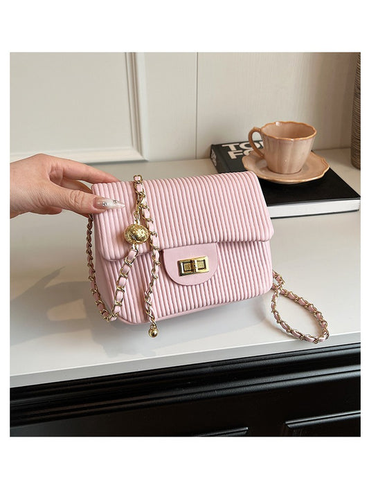 Chic and Trendy Women's Shoulder Bag - Versatile Fashion Accessory for Every Occasion! Black / One Size White / One Size Pink / One Size Black / One Size-White / One Size-Pink / One Size-Green / One Size-Blue / One Size-Khaki / One Size-
