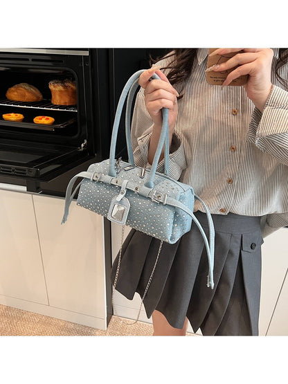 Chic & Versatile Women's Shoulder Bag - Perfect for Every Occasion! Black / One Size Blue / One Size Light Blue / One Size Black / One Size-Blue / One Size-Light Blue / One Size-