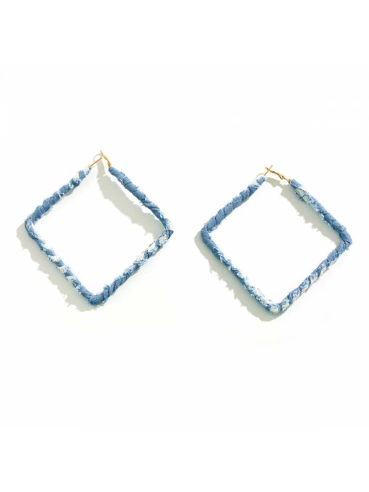 Elegant Bohemian Feather Drop Earrings – A Touch of Nature's Charm Circle / One Size Heart / One Size Square / One Size Circle / One Size-Heart / One Size-Square / One Size-Star / One Size-