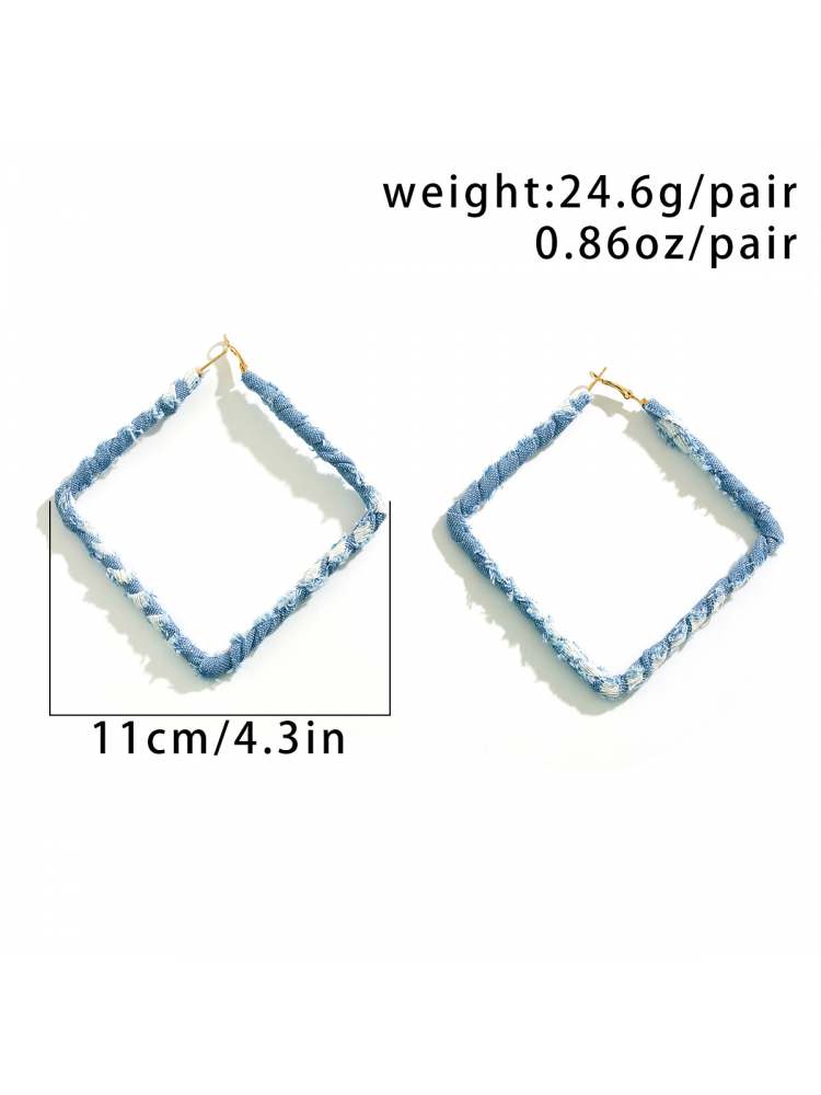 Elegant Bohemian Feather Drop Earrings – A Touch of Nature's Charm Circle / One Size Heart / One Size Square / One Size Circle / One Size-Heart / One Size-Square / One Size-Star / One Size-