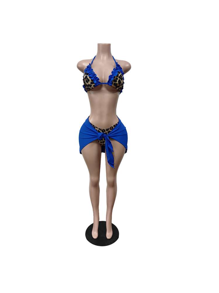 Chic Two-Piece Floral Print Bikini Set for a Stylish Beach Look