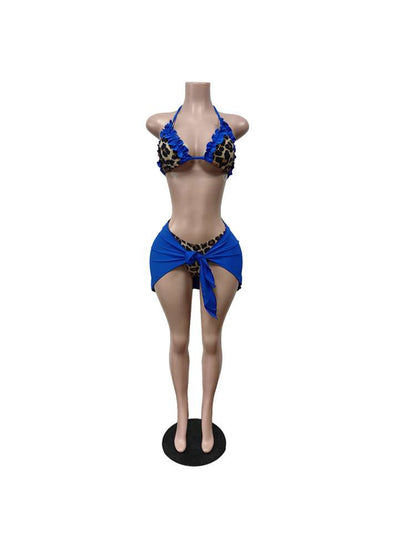 Chic Two-Piece Floral Print Bikini Set for a Stylish Beach Look