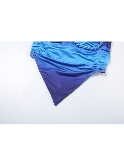 Chic Two-Piece Skirt Set for Effortless Style Blue / S Red / S Blue / M Blue / S-Red / S-Blue / M-Red / M-Blue / L-Red / L-