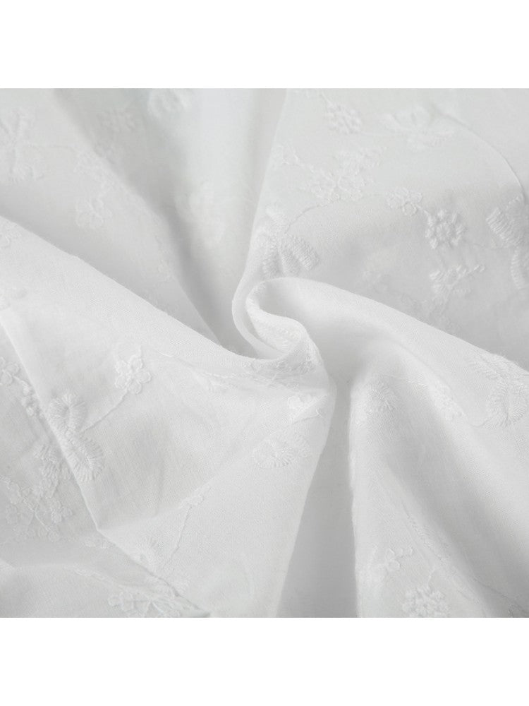 Chic Vintage Floral Printed Blouse for Effortless Style and Comfort White / S White / M White / L White / S-White / M-White / L-